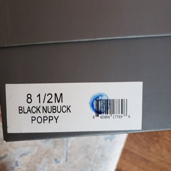NIB J Slides Poppy Black Nubuck Fur Lined Waterproof Platform Sneaker Boots 8.5 - Picture 9 of 9